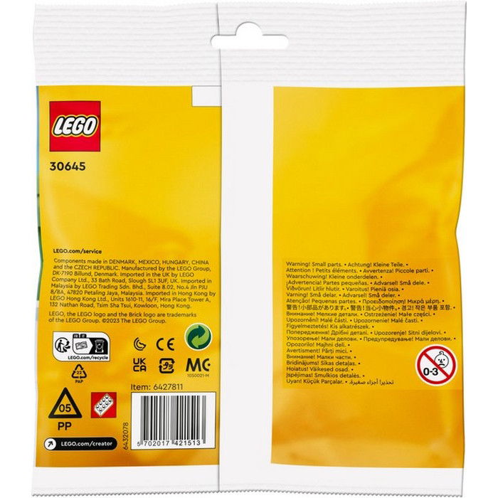 Конструктор Creator Снеговик с граблями LEGO 30645, 78 деталей