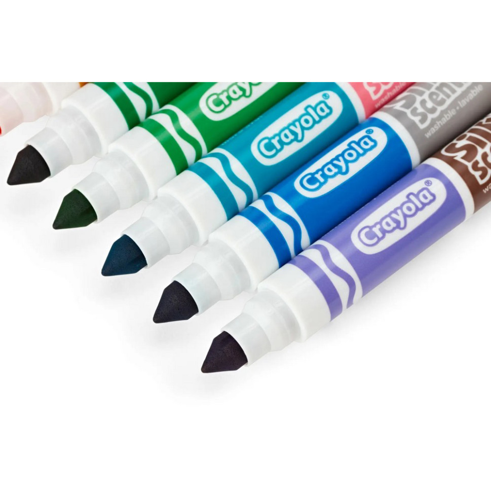 Набір двосторонніх фломастерів Silly Scents Crayola 58-8344 з ароматом, 10 шт