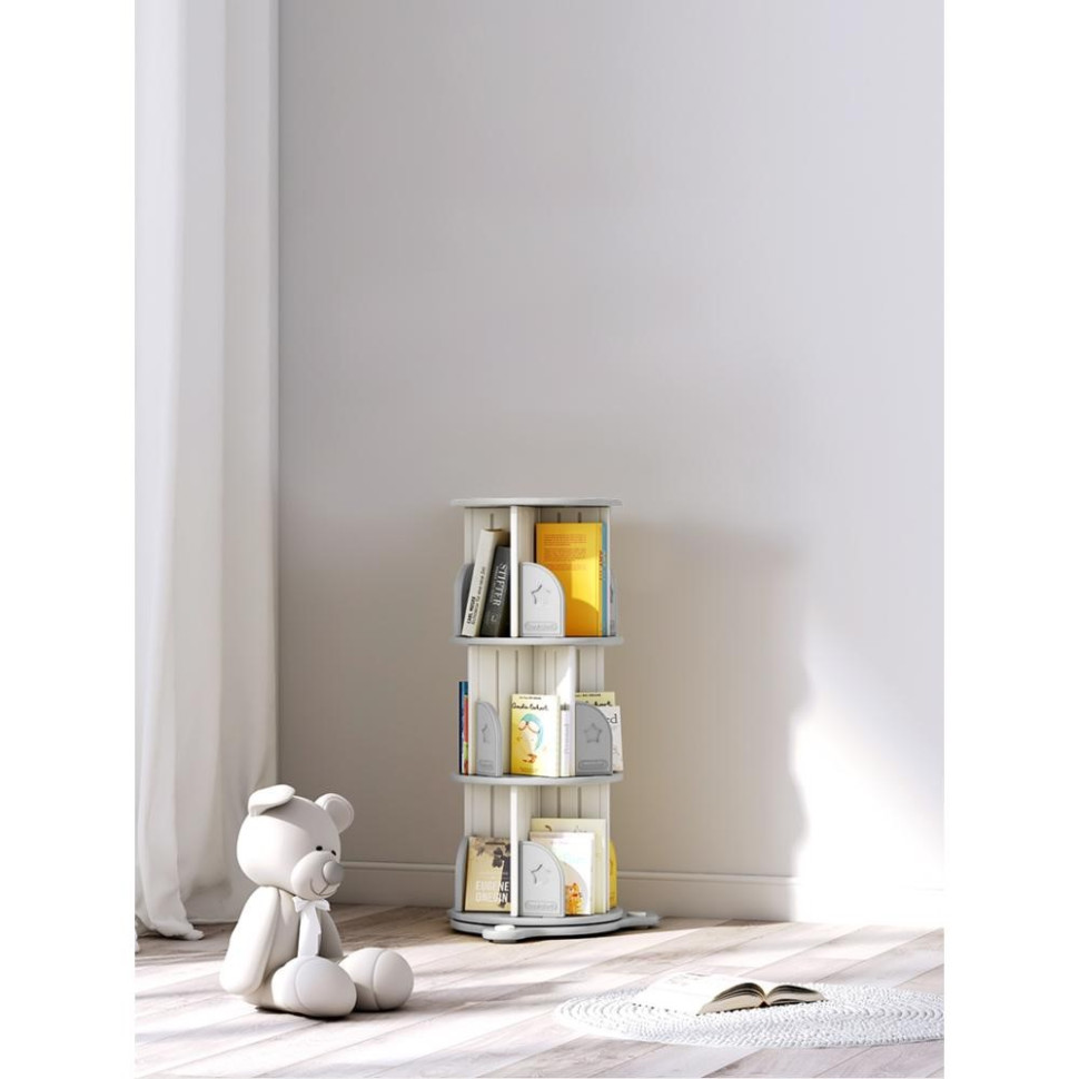 Детский стеллаж для хранения Stick Mealux KD-E072 Grey круглый, серый