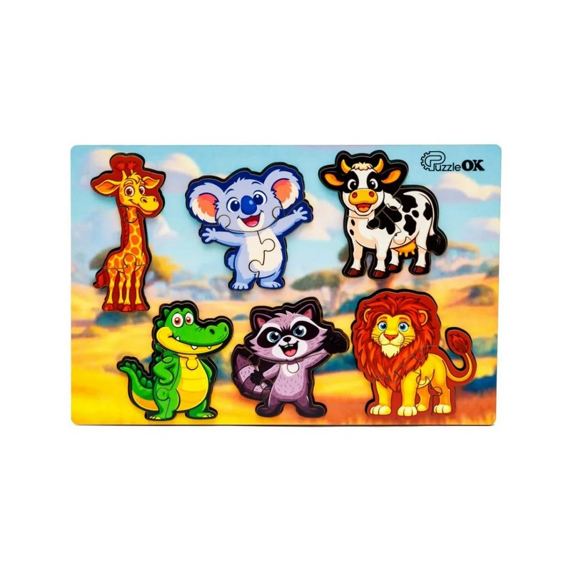 Дерев'яний пазл-вкладиш 