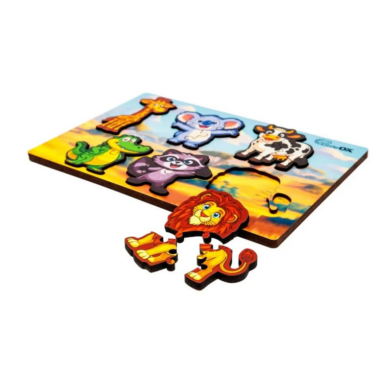 Дерев'яний пазл-вкладиш 