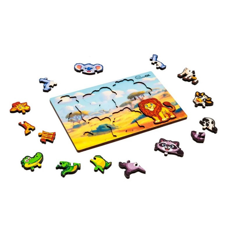 Дерев'яний пазл-вкладиш 