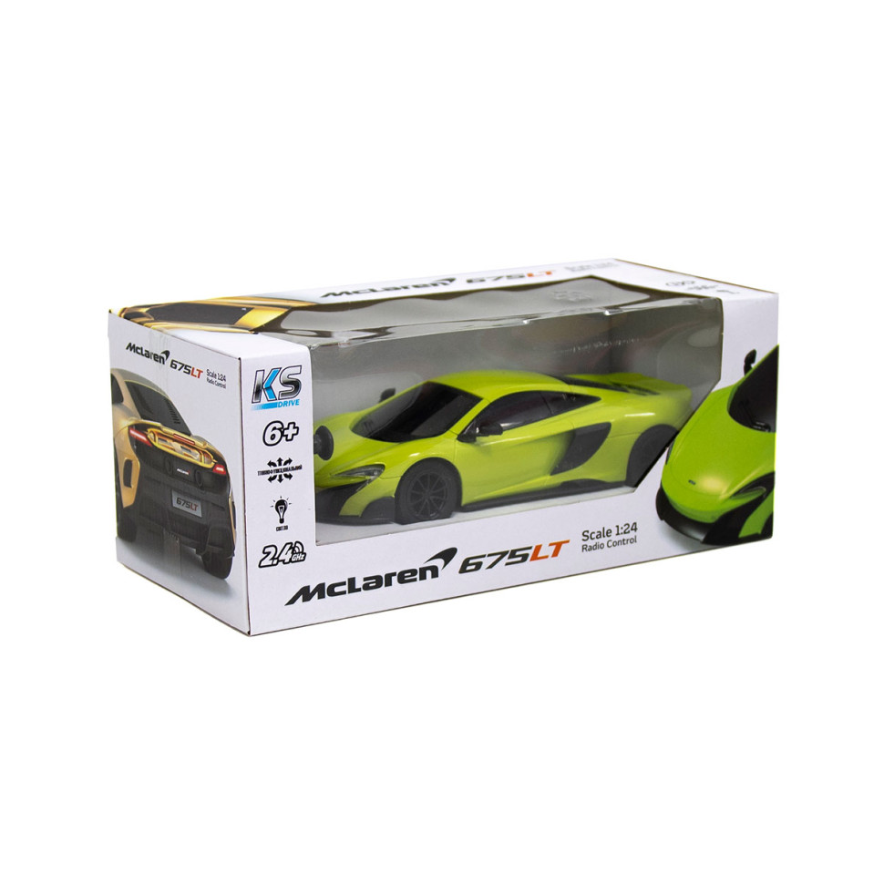 Автомобиль на радиоуправлении MCLAREN 675LT KS DRIVE 124GMGR масштаб 1:24, 2.4Ghz