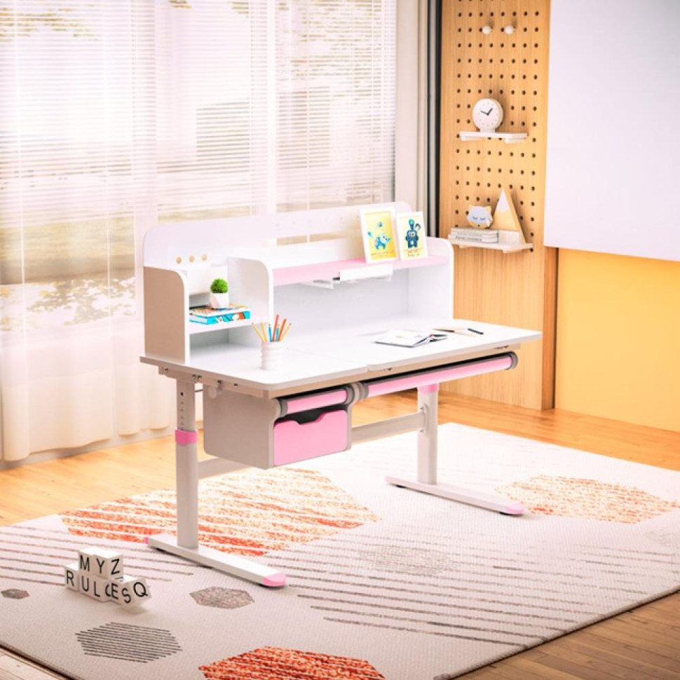Дитячий стіл Evo-kids TH-360 WG/PN Plus, Pink