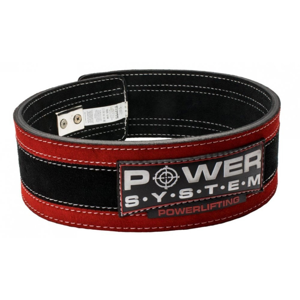 Пояс для тяжелой атлетики Stronglift Power System PS_3840RD-3 Black/Red, S/M