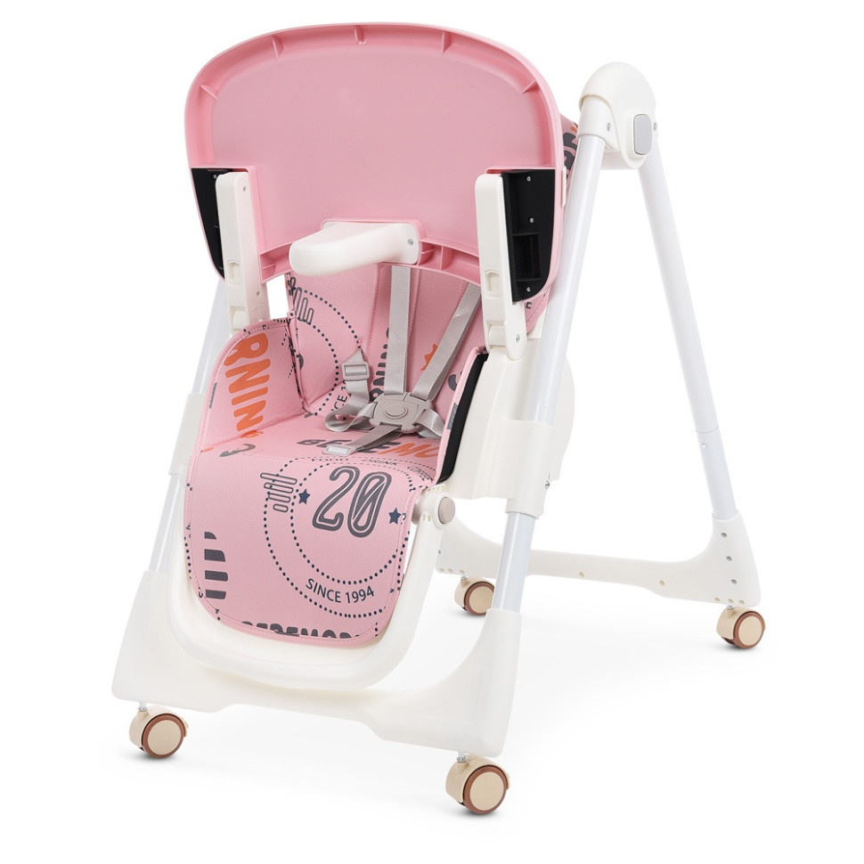 Стільчик для годування Bambi M 5673-8 на колесах 5-ти точковий