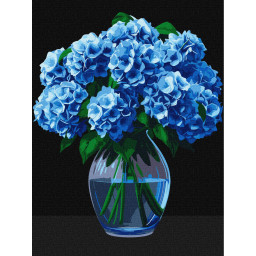 Картина по номерам "Букет гортензий" Идейка KHO3273, 30х40 см