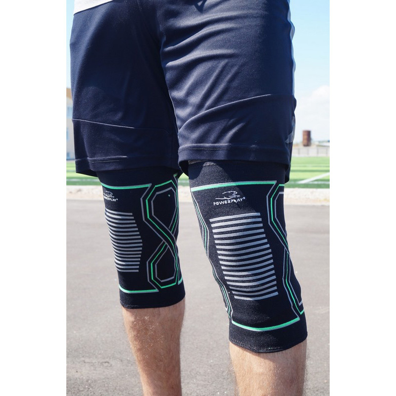 Наколенники 4099 Knee Support PowerPlay PP_4099_S/M_Bl/Green, S/M