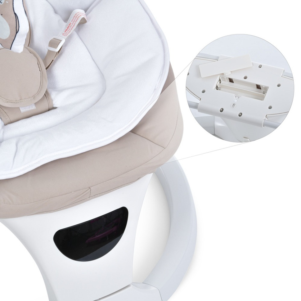 Укачивающий центр-шезлонг SOUL Bambi ME 1175 Beige