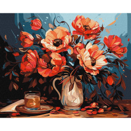 Картина по номерам "Красочные маки" &copy;art_selena_ua Идейка KHO5679, 40х50 см                                               