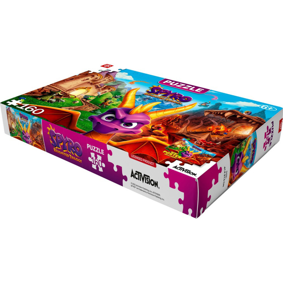Пазл детский Spyro Reignited Trilogy Puzzles GoodLoot 5908305240389, 160 элементов