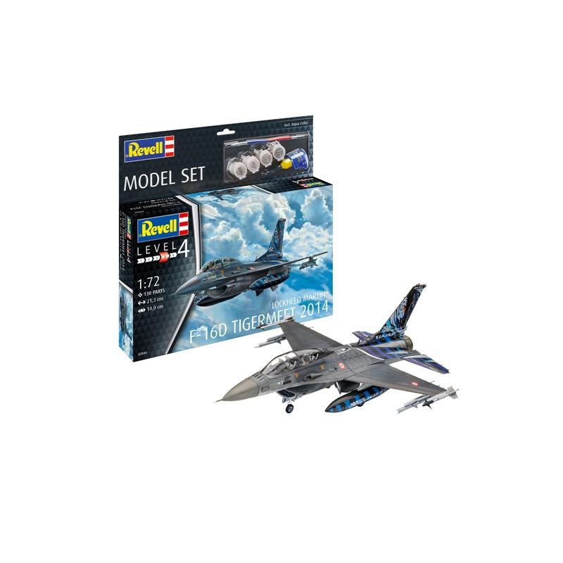 Збірна модель-копія Літак F-16D Tigermeet 2014 Revell RVL-63844 рівень 4 масштаб 1:72