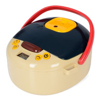 Мультиварка игрушечная Bambi 6721A 15 см, звуковые, световые эффекты, продукты, посуда