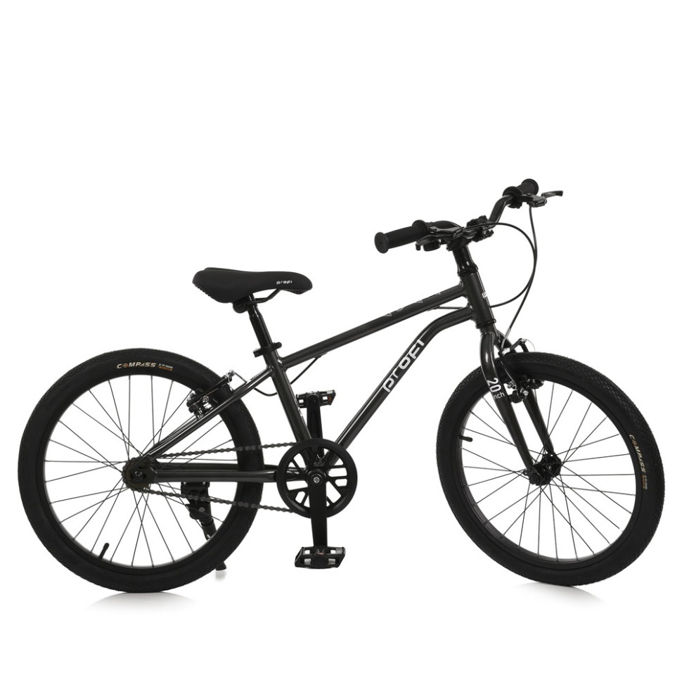 Велосипед детский LIGHTY PROF1 MB 20LIGHTY DARK GREY, колеса 20 дюймов