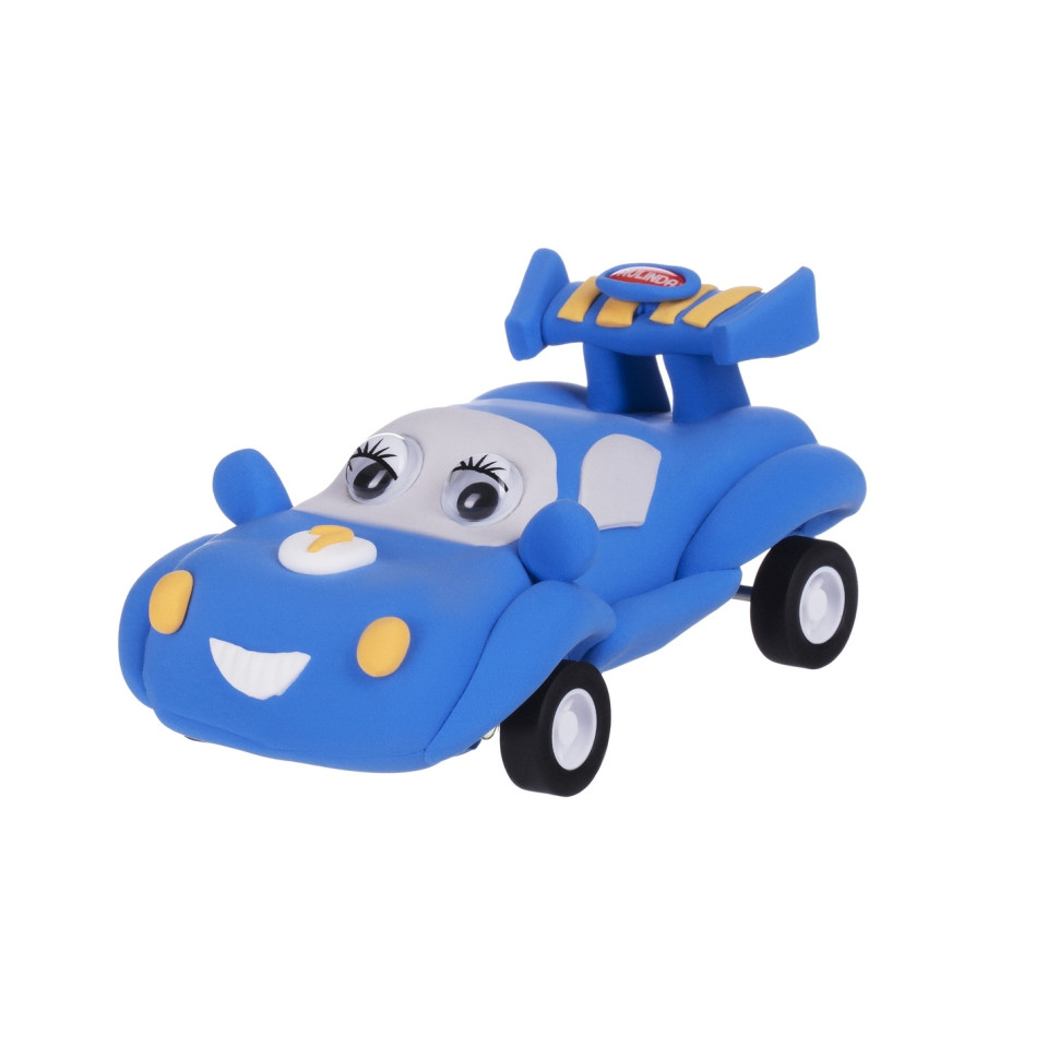 Масса для лепки Paulinda Super Dough Racing time Машинка синяя инерционный механизм PL-081161-1