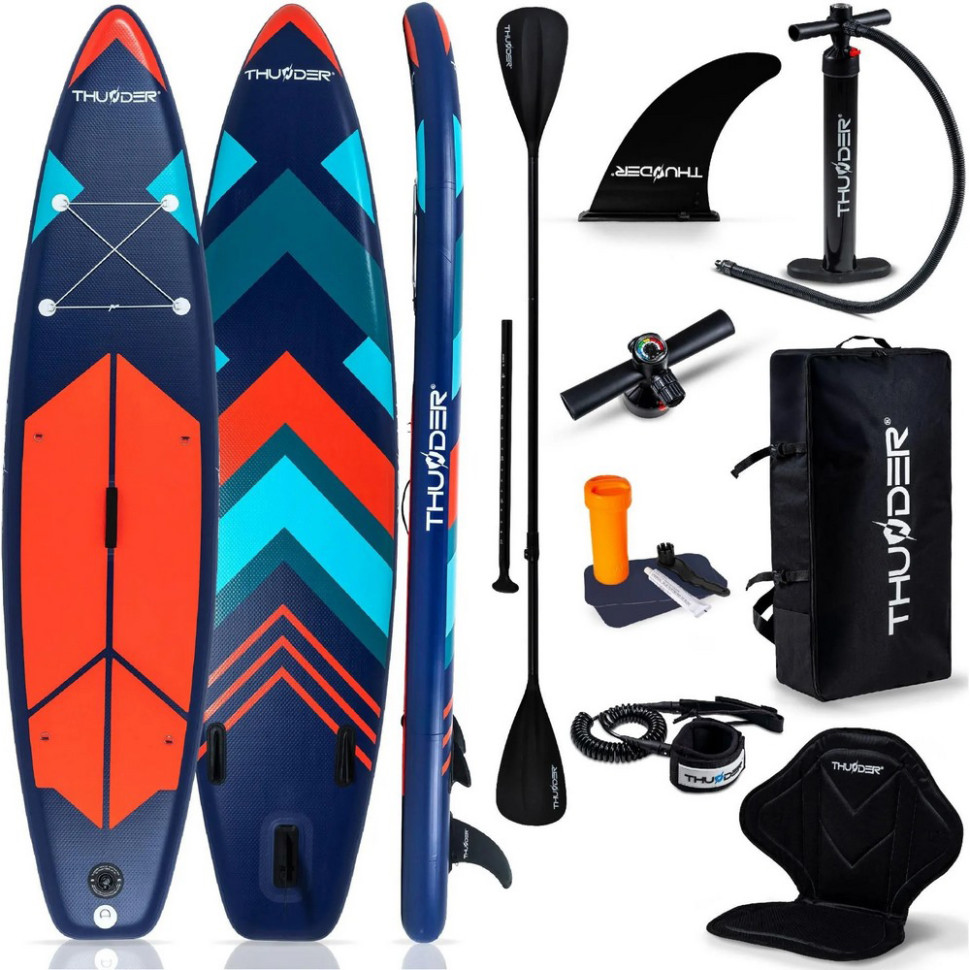 Надувная SUP доска (Сапборд) Thunder STRIPES 320 х 75 см