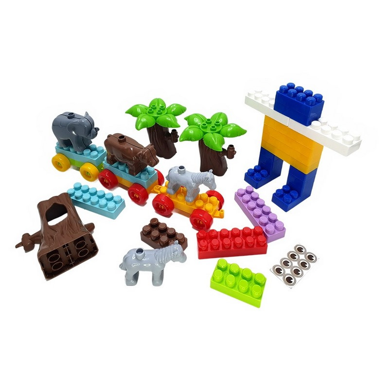 Детский блочный конструктор Doloni 013999/03 в пластиковом боксе, 252 детали