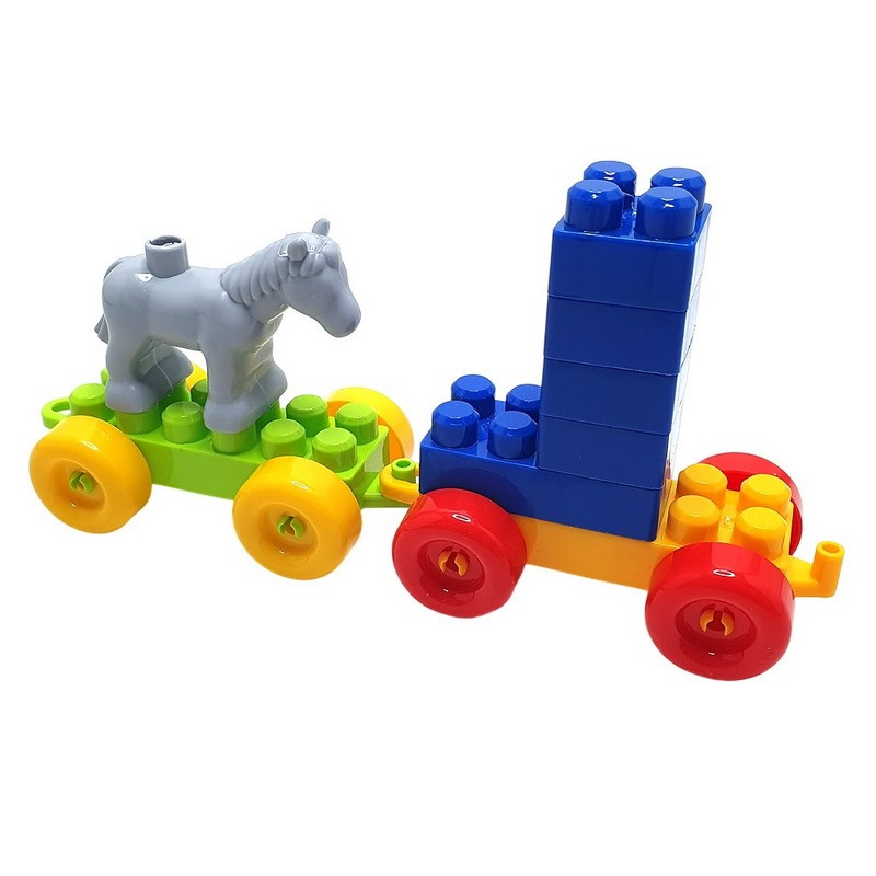 Детский блочный конструктор Doloni 013999/03 в пластиковом боксе, 252 детали