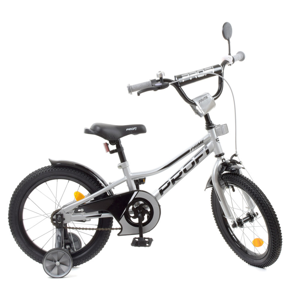 Велосипед дитячий PROF1 Y16222 16 дюймів, металік по цене 3 510 грн.