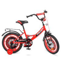 Велосипед дитячий PROF1 Y1846 18 дюймів, червоний