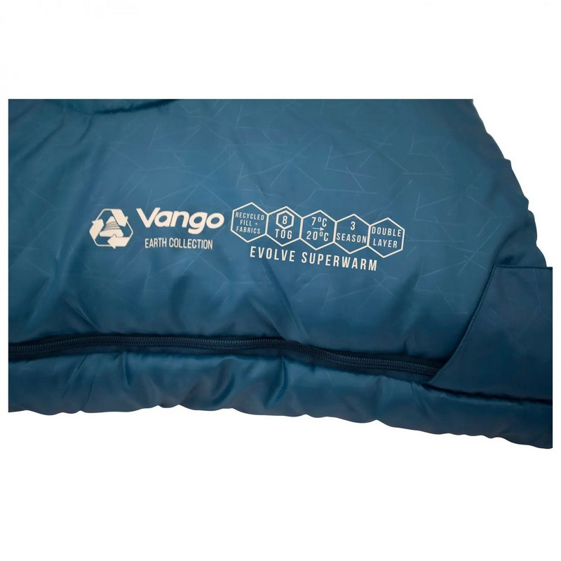 Спальний мішок Evolve Superwarm Double Vango 929159 Moroccan Blue, Twin