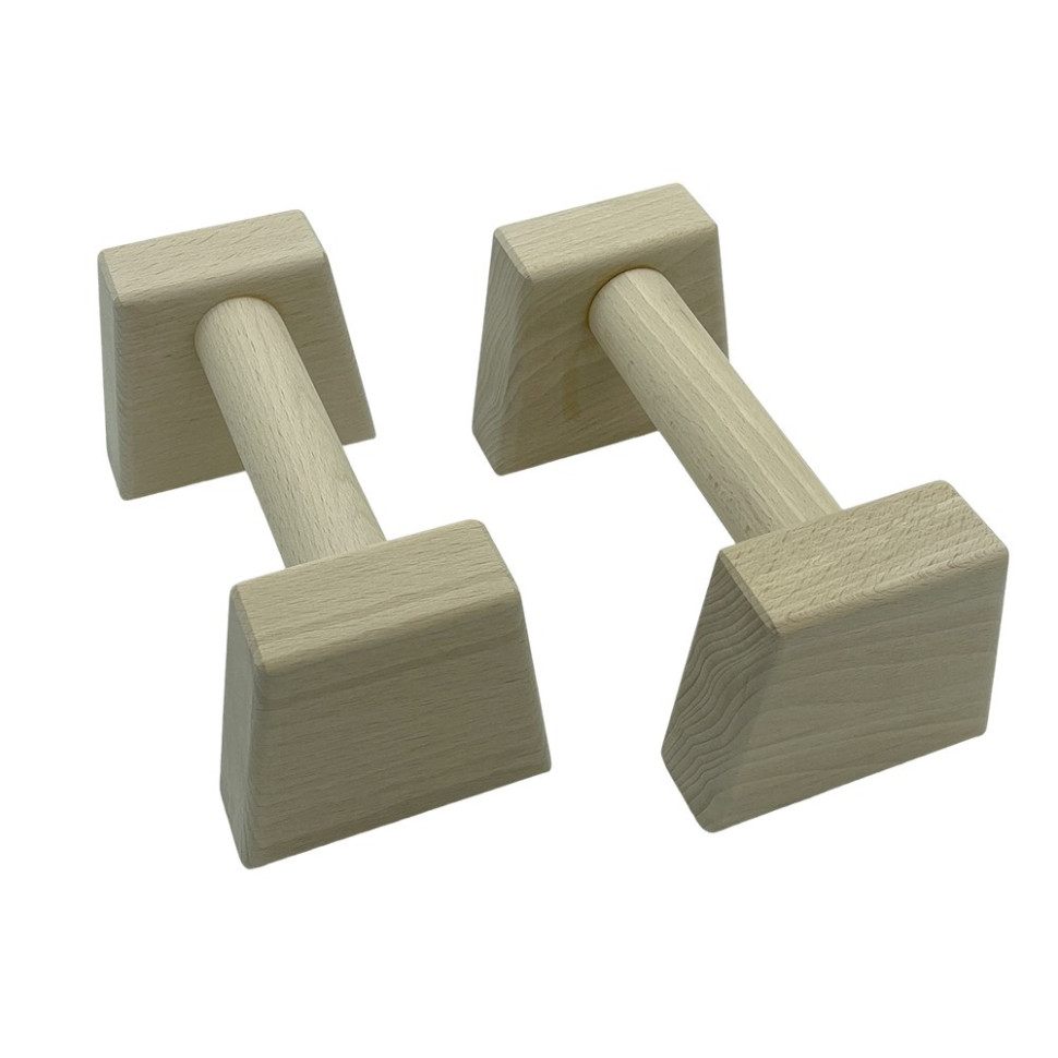 Паралетси, упори для віджимання дерев'яні Wood Gym Push Up Newt NE-WD-20 з бука 20 см 2 шт