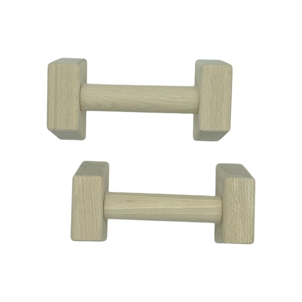 Паралетси, упори для віджимання дерев'яні Wood Gym Push Up Newt NE-WD-20 з бука 20 см 2 шт