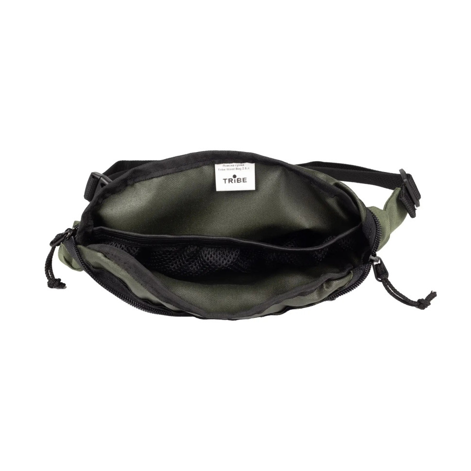 Поясна сумка Waist bag Tribe T-ID-0002-olive 2.5 л, оливковий