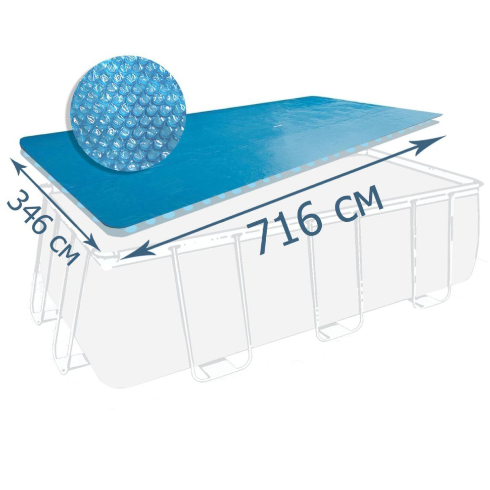 Теплозберігаюче покриття (солярна плівка) для басейну Intex 28017T, 716-346 см по цене 2 648 грн.