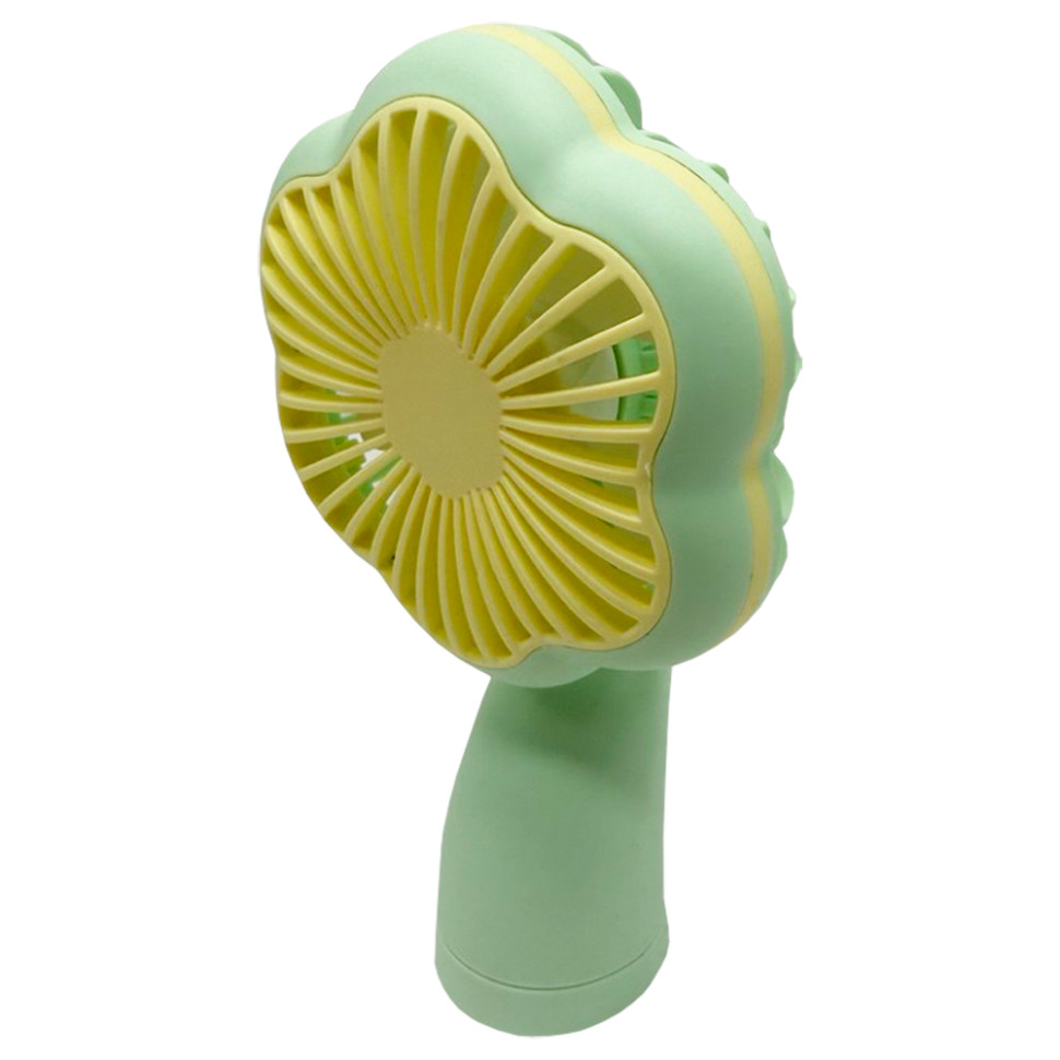 Портативний ручний вентилятор 2 в 1 Bambi MK 5612(Green) 2 режими