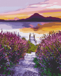 Картина по номерам Art Craft "Озеро Атитлан. Гватемала" 38х50 см 10541-AC