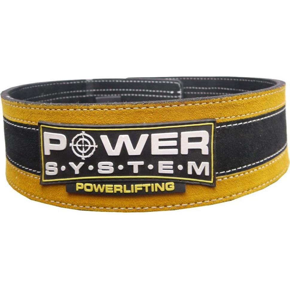 Пояс для важкої атлетики Stronglift Power System PS_3840YW-5 Black/Yellow, L/XL