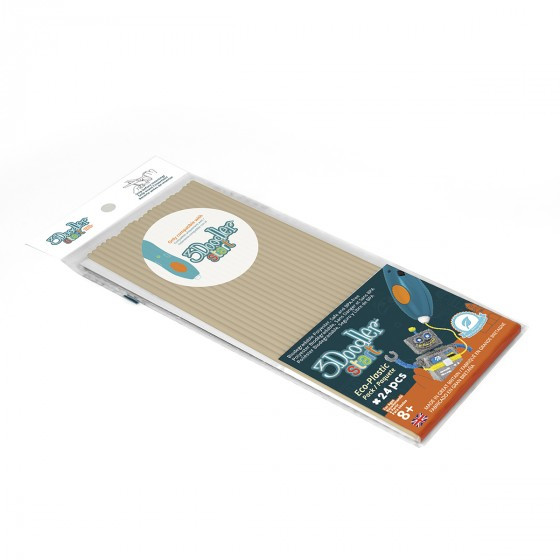 Набір стержнів для 3D-ручки 3Doodler Start (бежевий, 24 шт) 3DS-ECO12-BEIGE-24