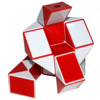 Змійка рубика Змійка біло-червона в коробці Smart Cube SCT402