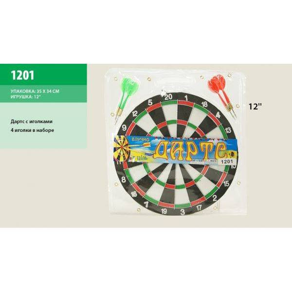Дартс класичний Metr+ 1201 з дротиками 12