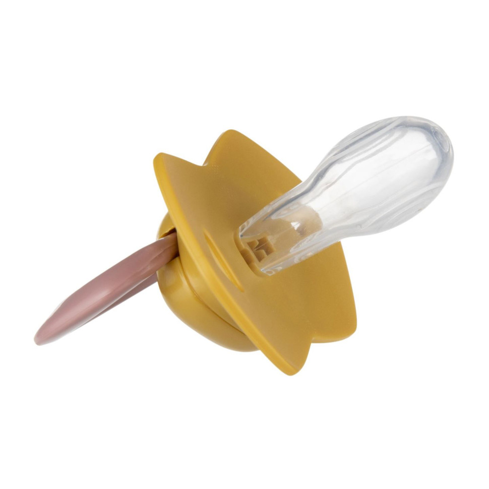 Пустышка силиконовая симметричная Gold Canpol babies 22/665_pin розовый, 6-18 месяцев