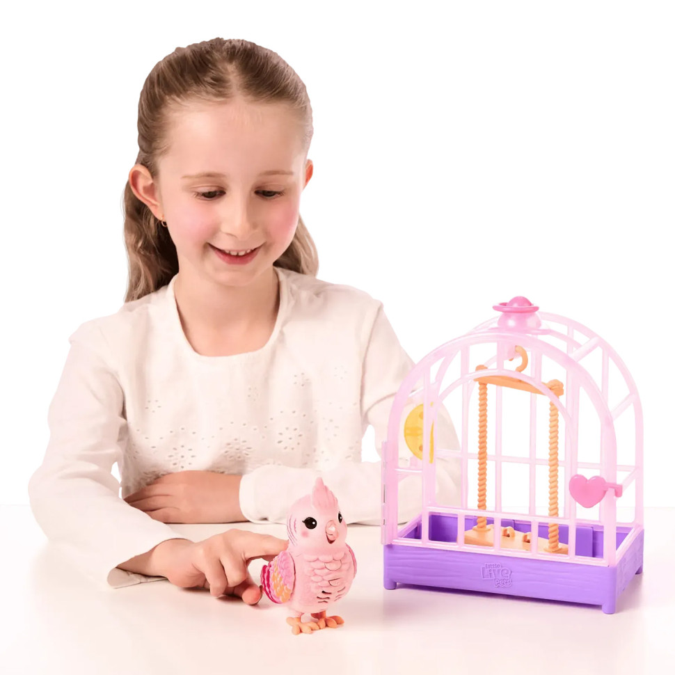Интерактивная игрушка попугайчик какаду 