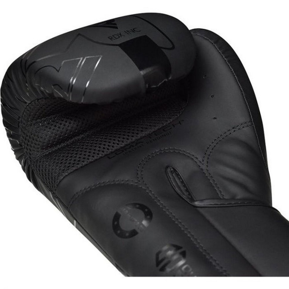 Боксерские перчатки F6 Kara Matte RDX Inc Limited BGR-F6MB-12OZ, Black 12 унций (капа в комплекте)