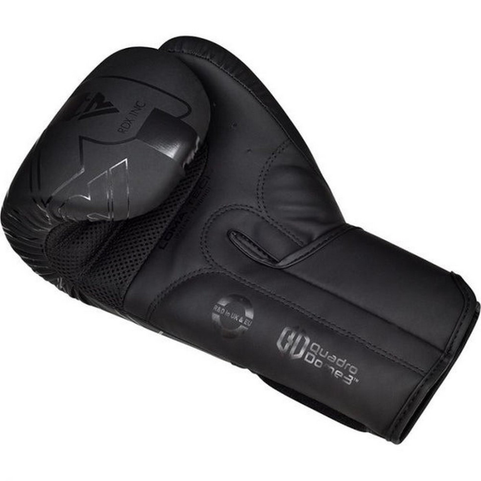 Боксерские перчатки F6 Kara Matte RDX Inc Limited BGR-F6MB-12OZ, Black 12 унций (капа в комплекте)