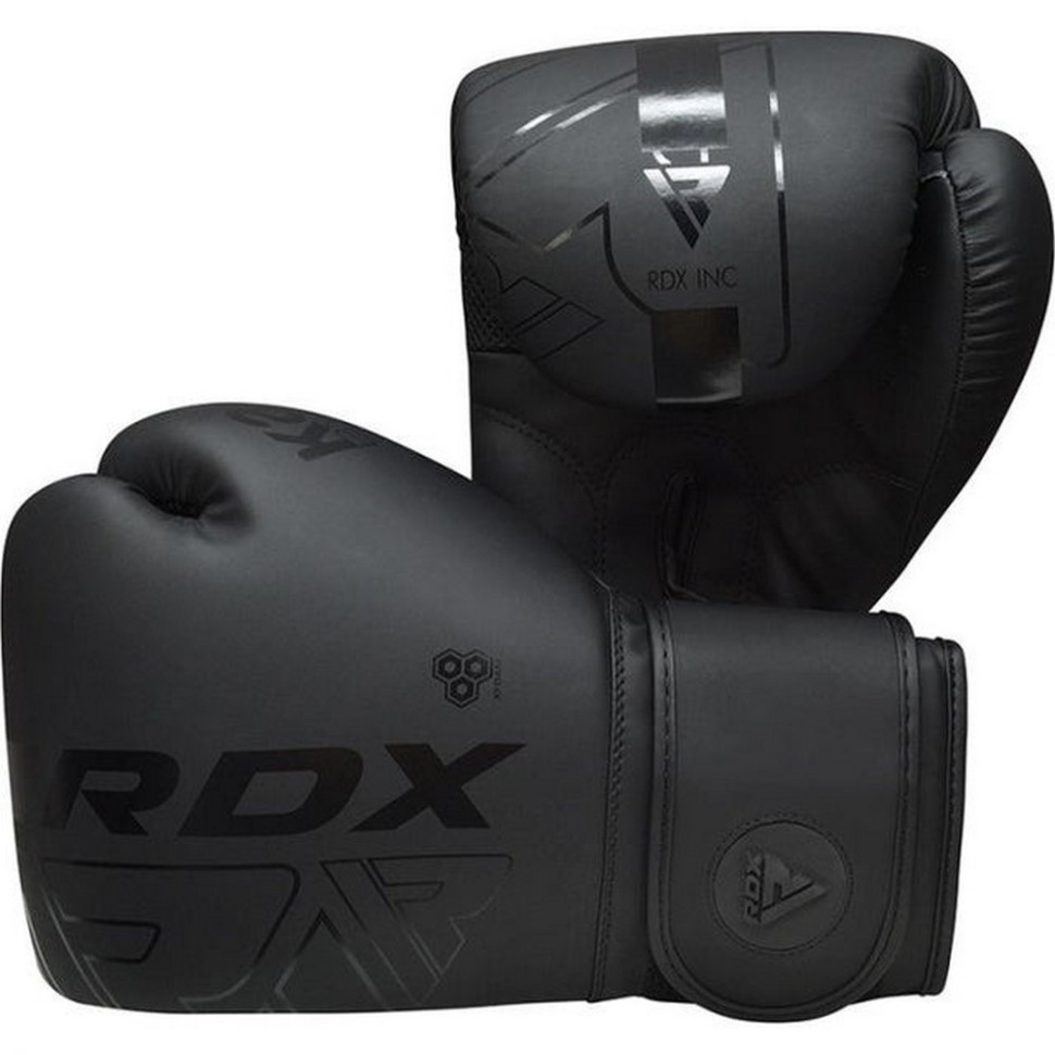Боксерские перчатки F6 Kara Matte RDX Inc Limited BGR-F6MB-12OZ, Black 12 унций (капа в комплекте)