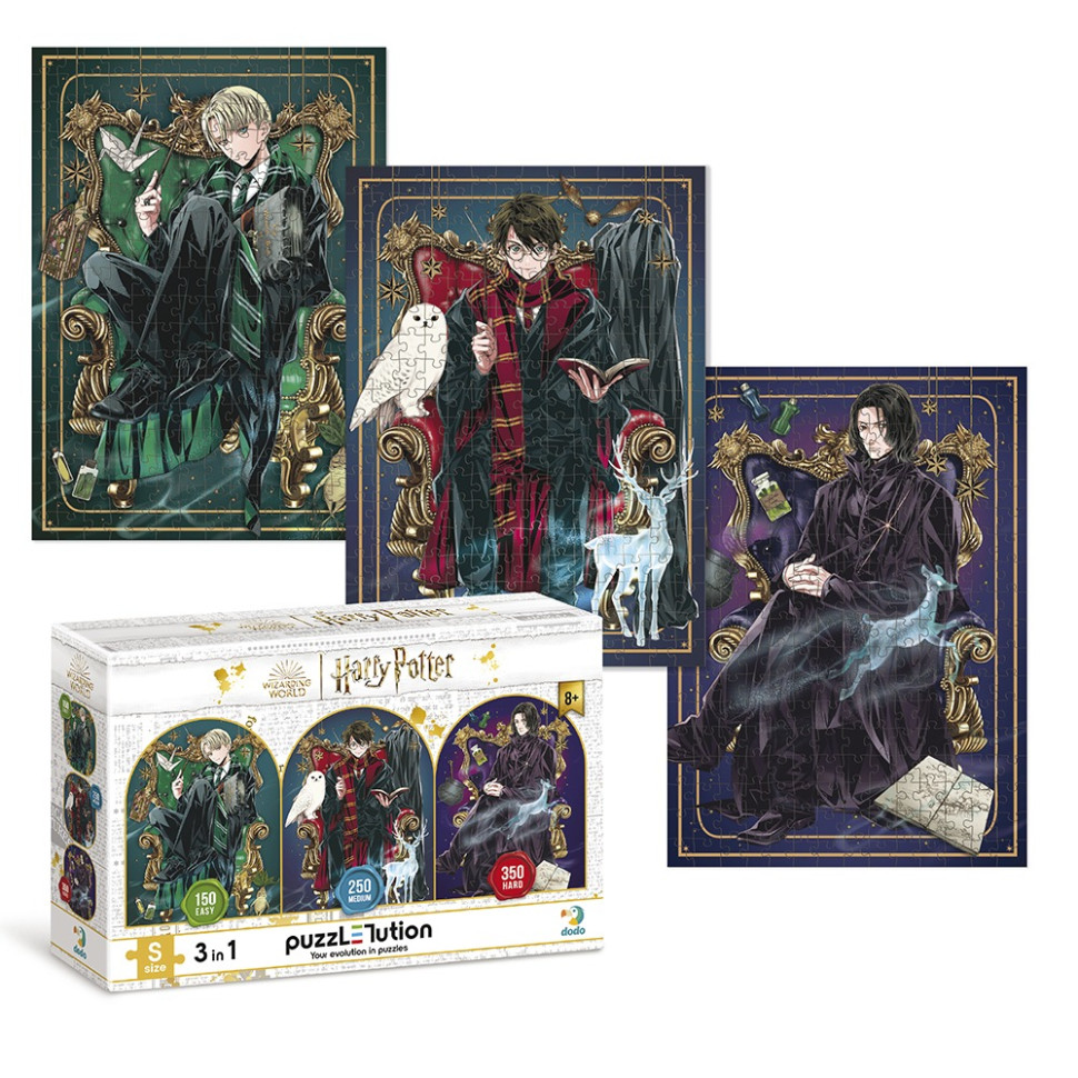 Детский пазл 3 в 1