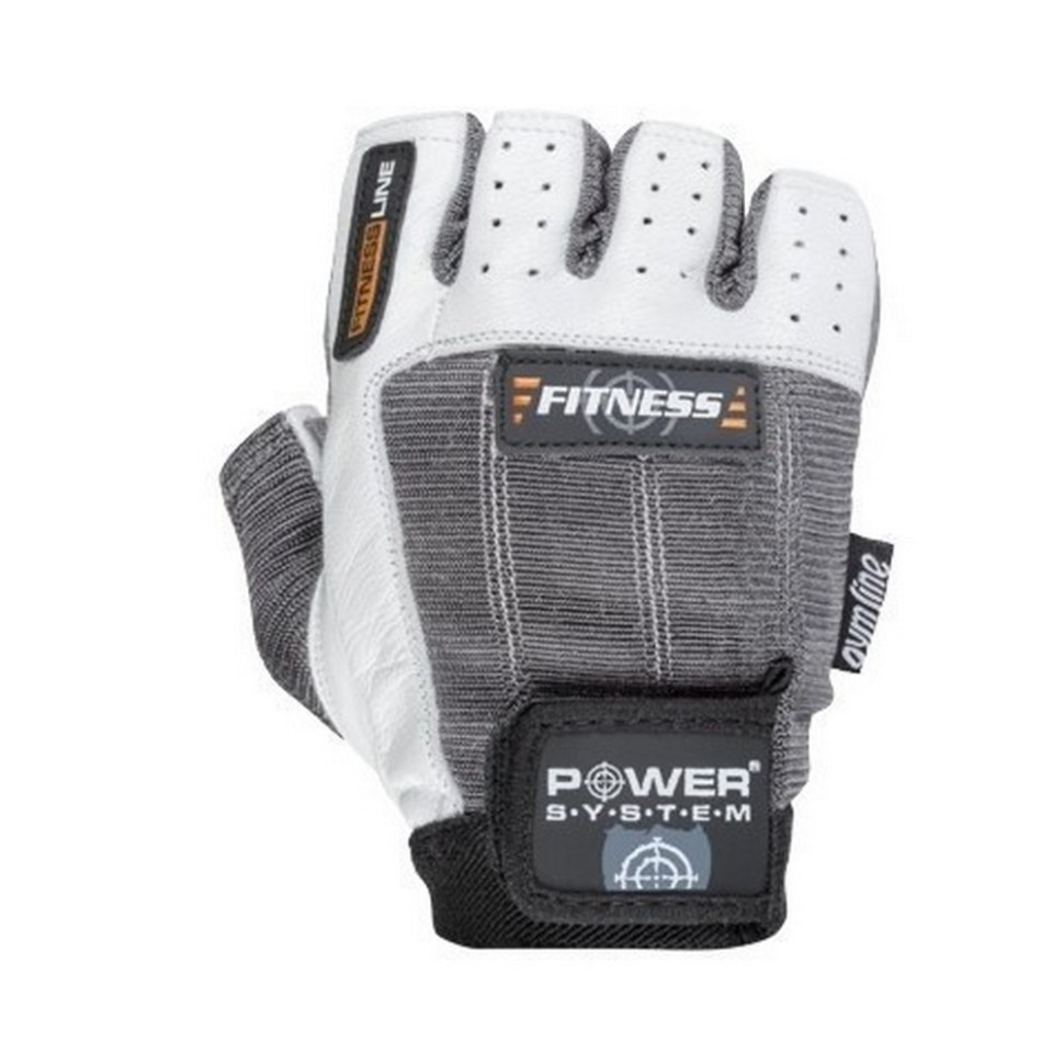 Перчатки для фитнеса Fitness Power System PS-2300_XL_Grey-White, XL 21 см