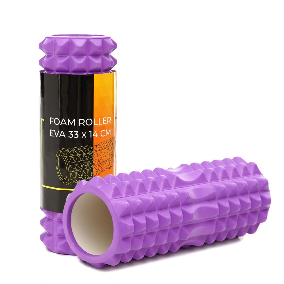 Массажный ролик (валик, роллер) Cornix XR-0328 Violet 33 x 14 см