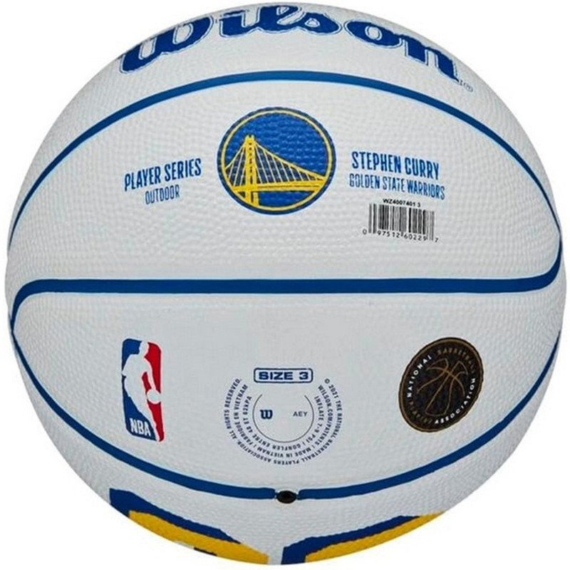 Мяч баскетбольный NBA Player Icon Mini Bskt Curry Wilson WZ4007401XB3 № 3