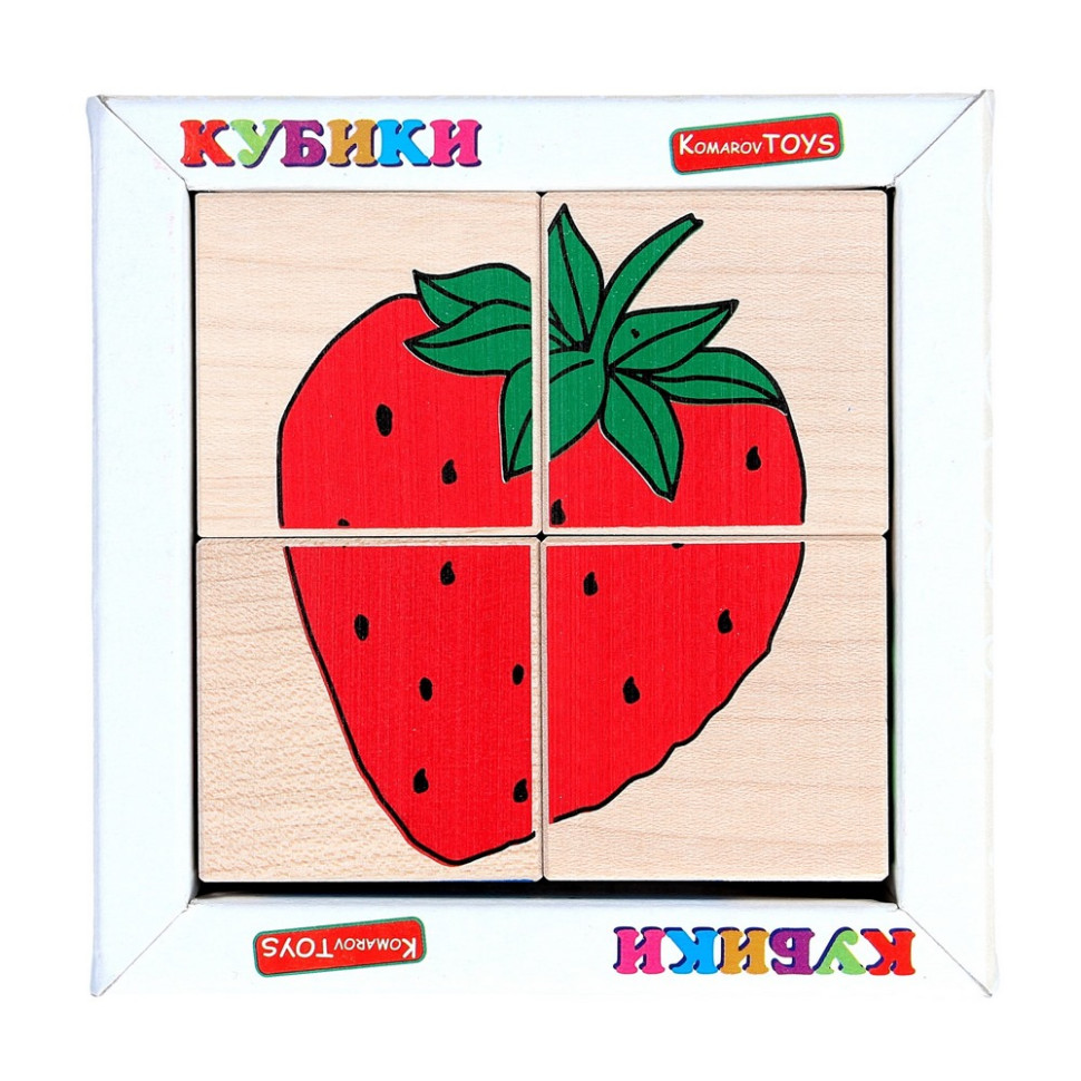 Дитячий дерев'яний кубік