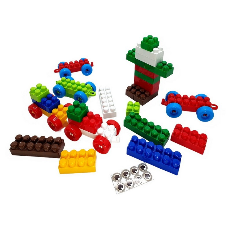 Детский блочный конструктор Doloni 013999/04 в пластиковом боксе, 303 детали