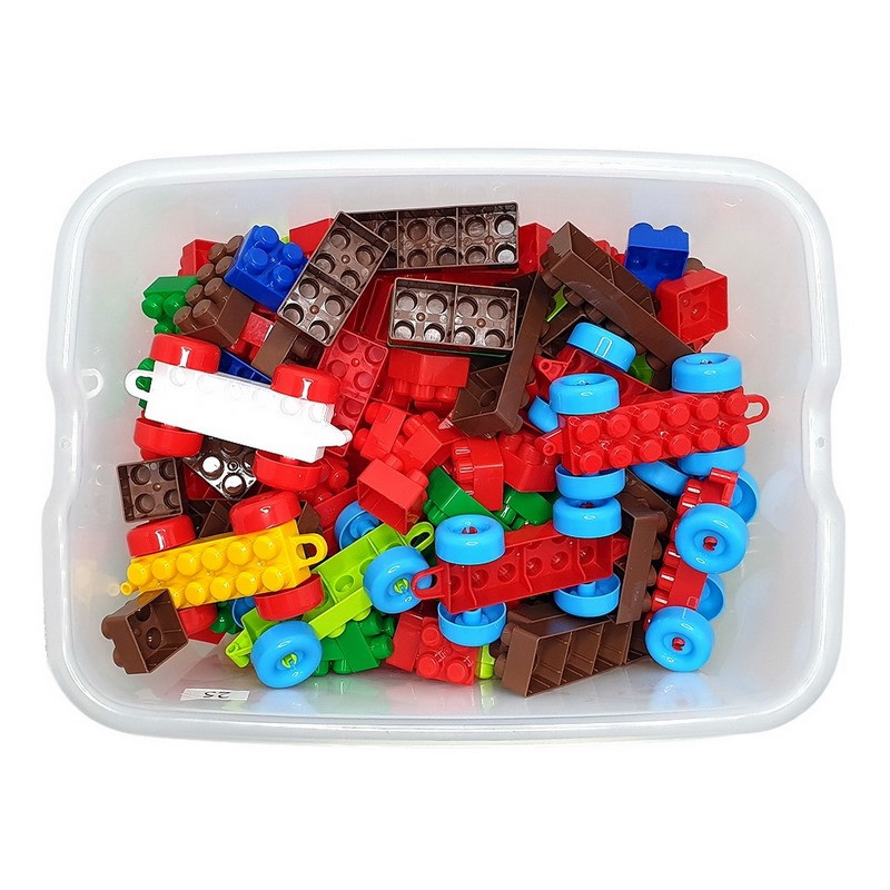 Детский блочный конструктор Doloni 013999/04 в пластиковом боксе, 303 детали