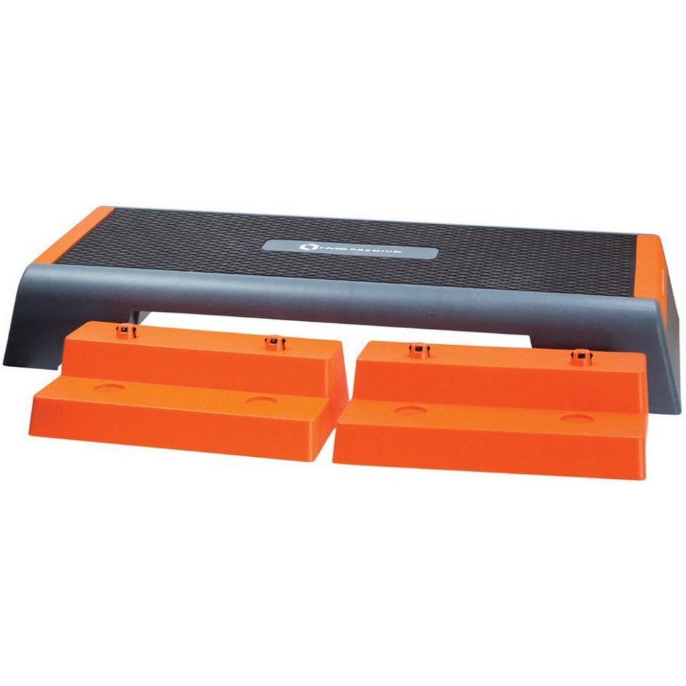 Степ-платформа 2-ступенева Step AS007 HMS 5907695522136 сіро-помаранчева