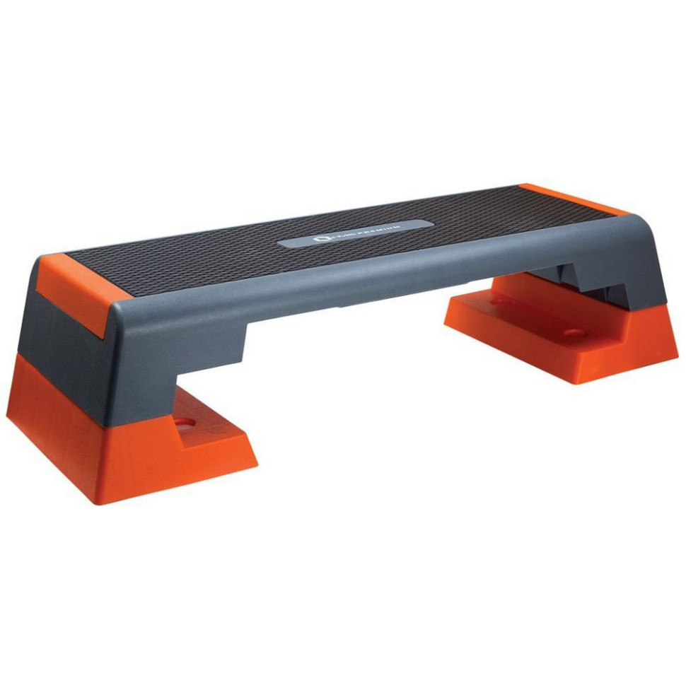 Степ-платформа 2-ступенева Step AS007 HMS 5907695522136 сіро-помаранчева