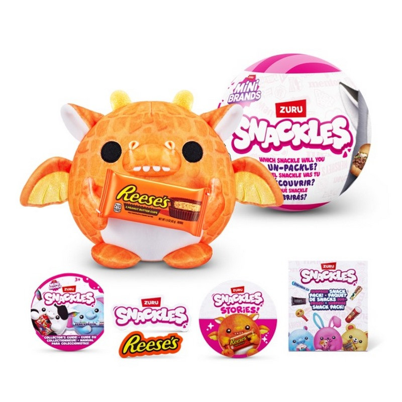 Мягкая игрушка-сюрприз Snackle-M2 Rainbocorns 77510M2 (серия 2 Mini Brands)